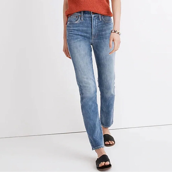 Madewell The Perfect Vintage Jean Silverleaf Wash Retro Pocket Edition Size 24 - Picture 1 of 11